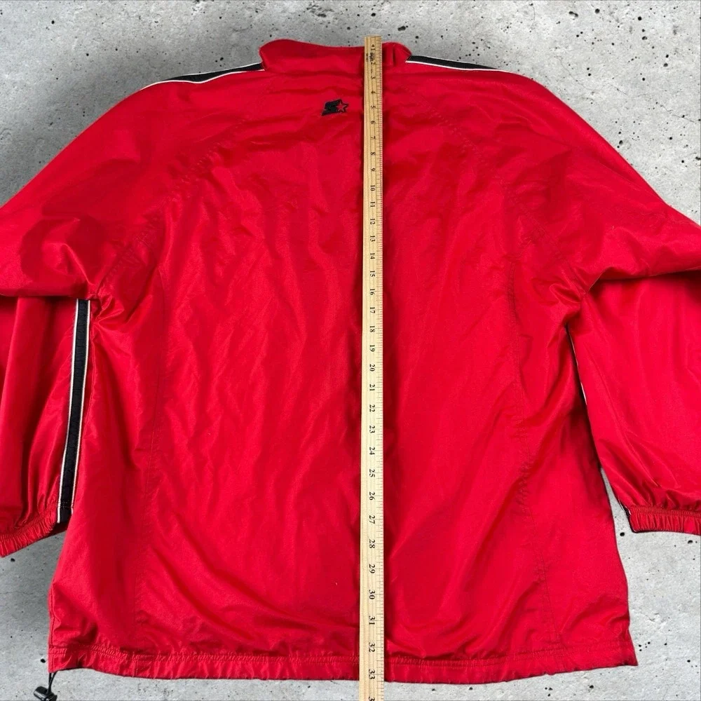 Vintage Starter Georgia Bulldogs Jacket Large Full Zip Windbreaker 90s Logo‎